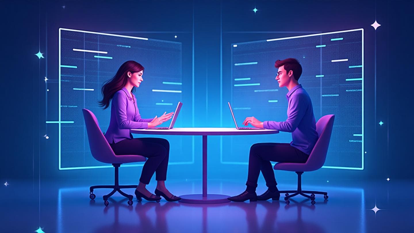 AI-powered interview platform interface